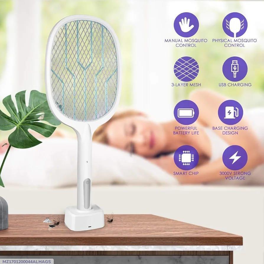 Electric Mosquito Swatter – Rechargeable Insect Killer Racket Samaan360