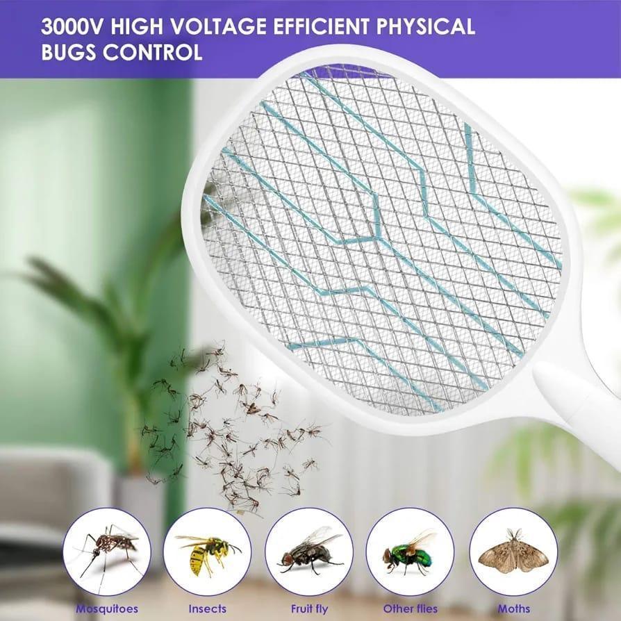 Electric Mosquito Swatter – Rechargeable Insect Killer Racket Samaan360
