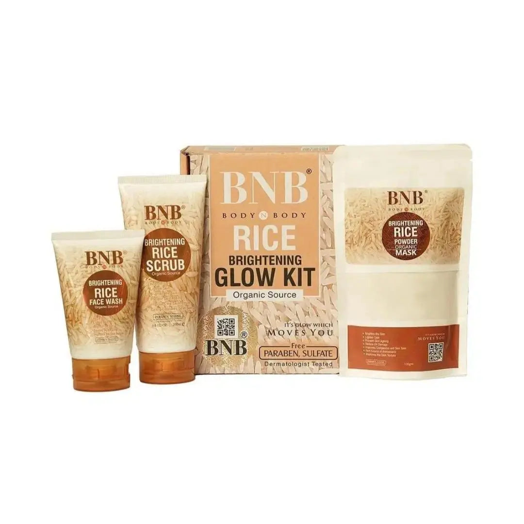 Skin Brightening Rice Facial Kit β Whitening, Exfoliating & Glowing Skin Treatment Samaan360