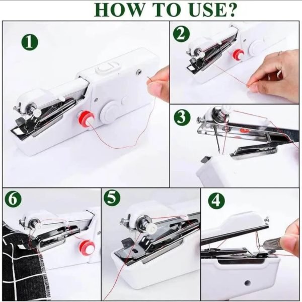 Handy Stitch – Portable Cordless Sewing Machine for Quick Repairs
